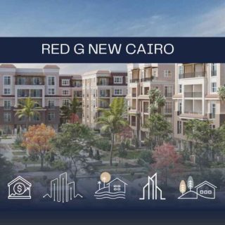 For sale in installments, a 44 meter shop in Red G Compound Fifth Settlement