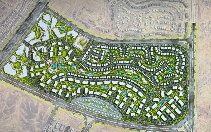 Get a twin house in Hyde Park Compound Sixth Settlement of 244 meters