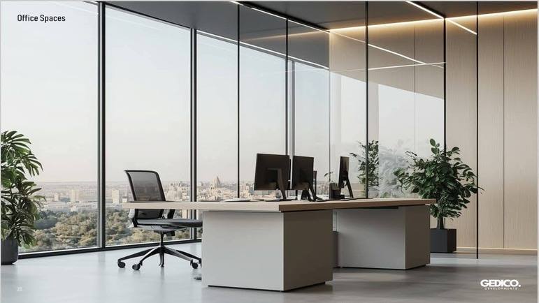 أحصل على مكتب في مول نيبو العاصمة الإدارية الجديدة بمساحة 35 متر