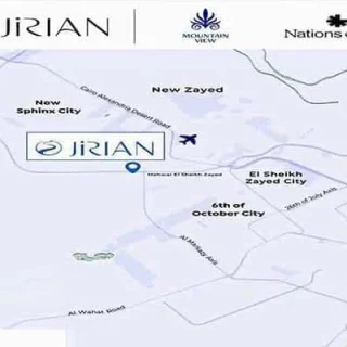 Book a villa in the Jirian Sheikh Zayed project of ​​210 meters