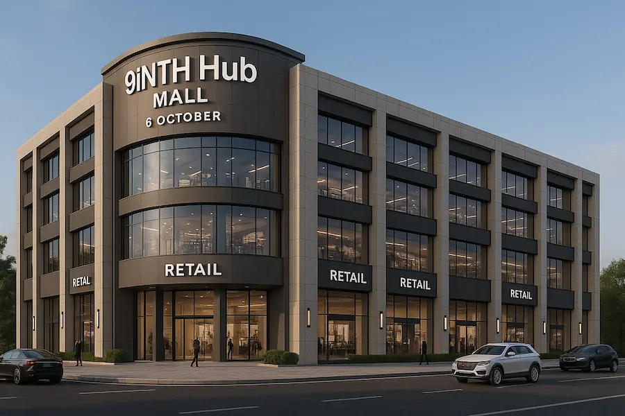 عيادة 28 م في مول ناينث هب بتسهيلات فى السداد