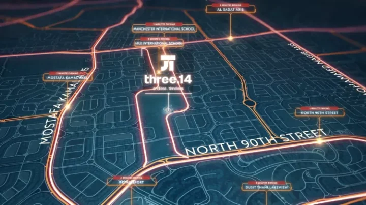 سارع بالحجز في مول Three 14 التجمع الخامس مكتب 36 متر