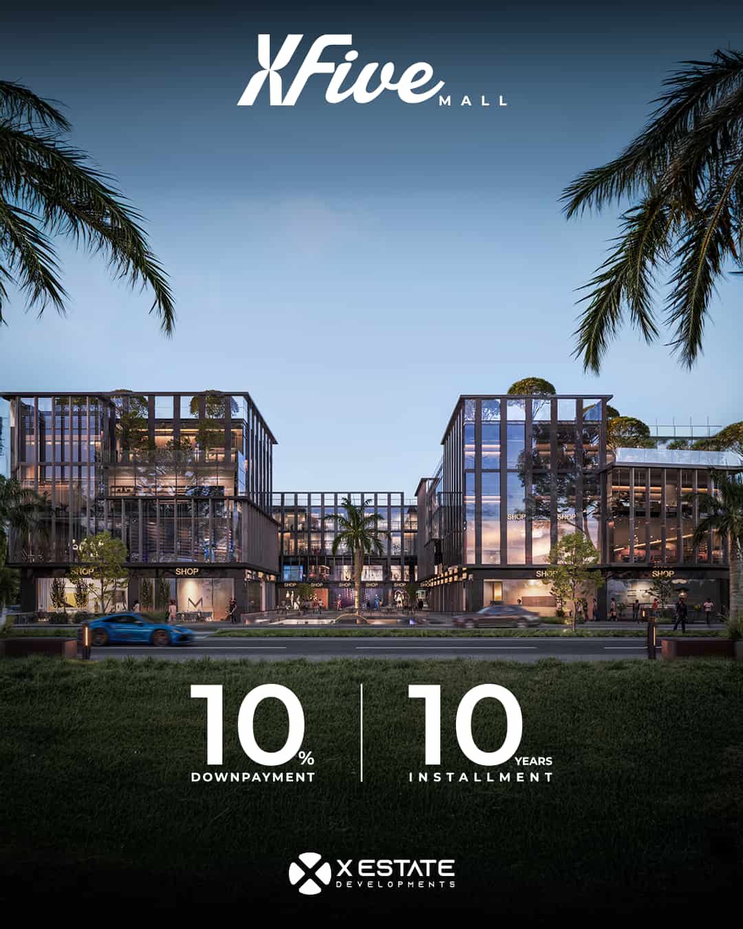 20 sqm office for rent in X5 Mall Fifth Settlement