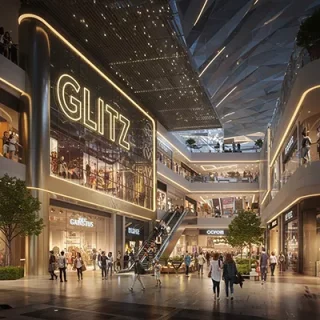 28 sqm shop in Glitz Mall with payment facilities