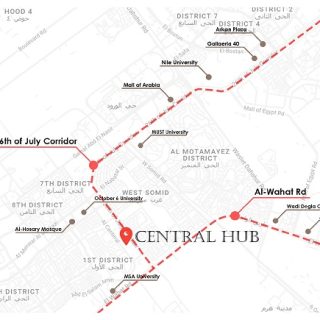 Buy a 22 meter clinic in Central Hub Mall, 6th of October