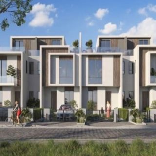 For sale in installments, a 260 meter villa in West Line Compound