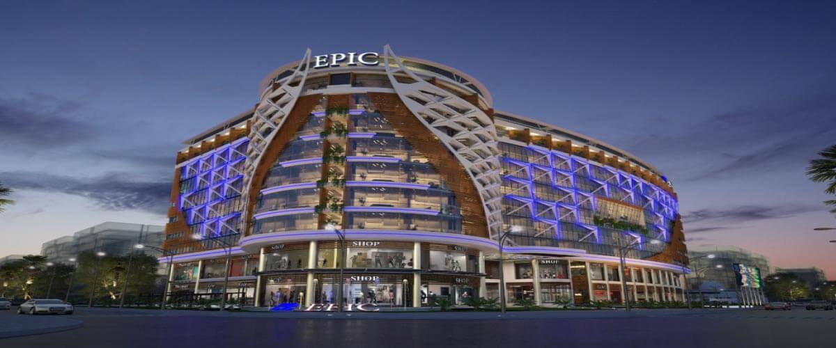 For sale in installments, a 31 meter office in the Epic Complex Mall, the New Capital
