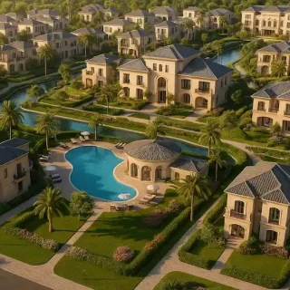 For sale in installments, a 260 meter villa in West Line Compound