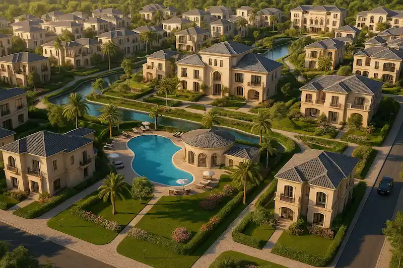 For sale in installments, a 260 meter villa in West Line Compound