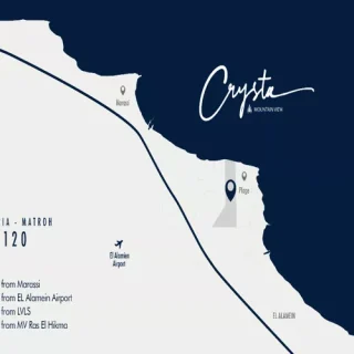 للبيع شاليه 90 متر بقرية كريستا بأسعار مُميزة