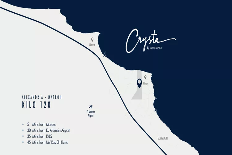 للبيع شاليه 90 متر بقرية كريستا بأسعار مُميزة