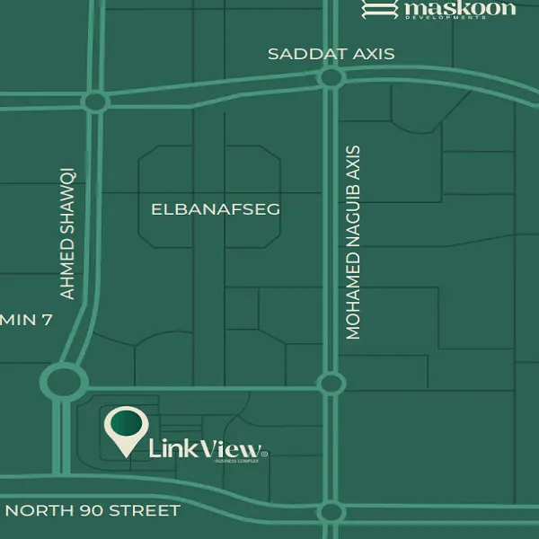 إشتري عيادة بمساحة 26 متر في مول لينك فيو التجمع الخامس